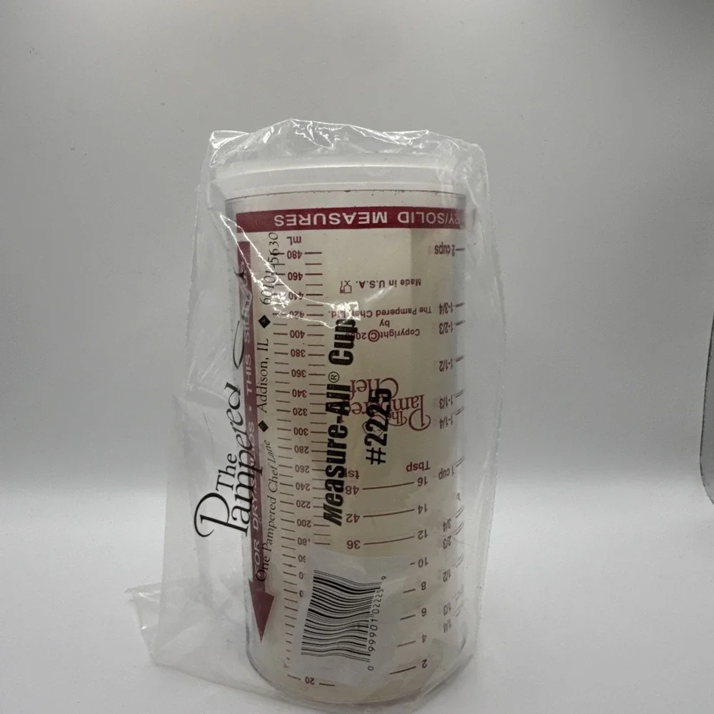 Pampered Chef Wet Dry Solid Measuring All Cup 2000 Adjustable